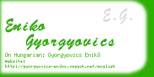 eniko gyorgyovics business card
